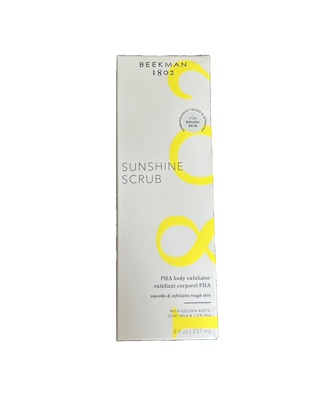 NIB Beekman 1802 Sunshine Scrub Body Exfoliator 8 ounces
